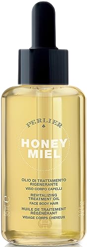Perlier, Body Honey Miel – Körperbehandlungen – Feuchtigkeitsspendendes und regenerierendes Öl für Gesicht, Körper und Haare mit biologischem Honig, 100 % Italienisch, 95 ml Flasche
