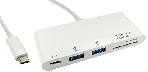 USB Typ C 2-Port USB Hub & Kartenleser, Hub Style Bus Powered, Anzahl der Anschlüsse 2 Ports, Hubs USB Computer Produkte, 1 Stück in Packung - USB3C-HUB2CR-WPD