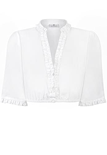 Stockerpoint Damen blouse adriette Bluse, Weiß, 46 EU