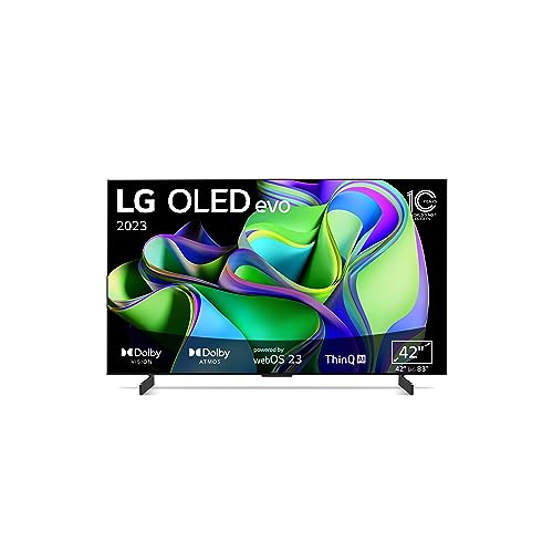 LG OLED42C37LA 42'' / 106 cm 4K Ultra HD 4K OLED evo Gen6 4K AI-Prozessor (EEK: G)