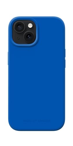 IDEAL OF SWEDEN Griffige Silikon-Handyhülle mit Einer glatten Haptik und leichtem Gefühl - Schützende stoßfeste Hülle in trendigen Farbdesigns, Kompatibel mit iPhone 15 (Cobalt Blue)