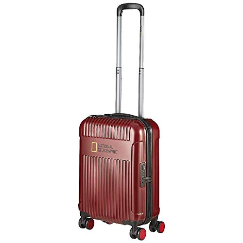 Koffer Hartschale Handgepäck Reisekoffer Trolley National Geographic Größe S rot