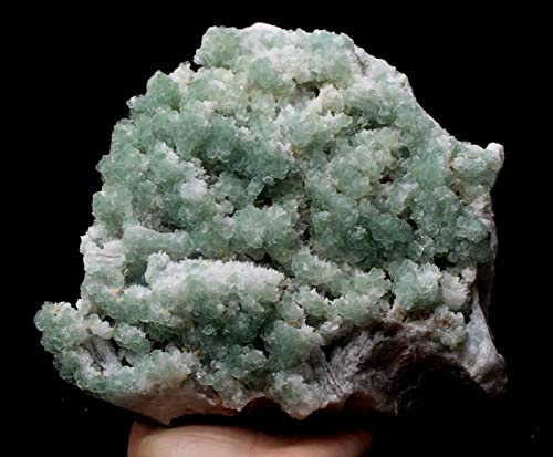 MIUXE 6,29 lb natürliches grünes Fluorit-Quarz-Exemplar ZAOQINIYIN
