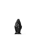 Doppel Fisting Hand Steroid ” Hail Mary ” 24,0×11,5cm mit Saugnapf, schwarz, realistisches Hautweiches Flexxx Material, Unisex