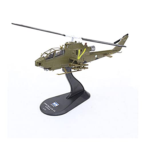 KANDUO for:Flugzeug Druckguss 1/72 Maßstab AH-1S Bell 214ST Cobra Attack Israel Hubschrauber Militär Modell Geschenke für Familie und Freunde