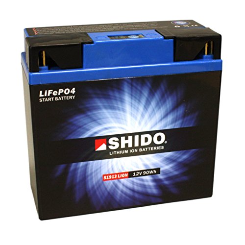 Batterie Shido Lithium 51913, 12V/19AH (Maße: 186x82x171) für BMW R1100 GS Baujahr 1999