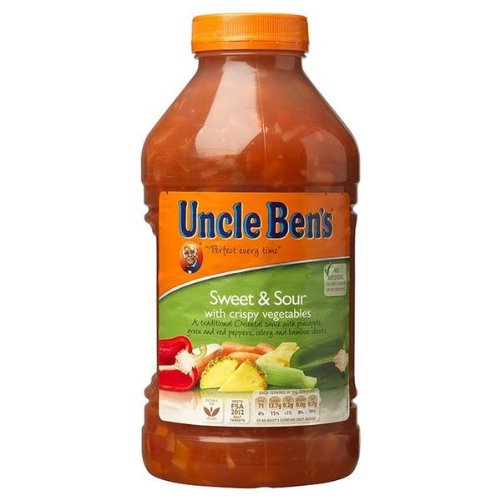 Uncle Bens Sweet and Sour Sauce mit knackigem Gemüse 2.3kg Tub