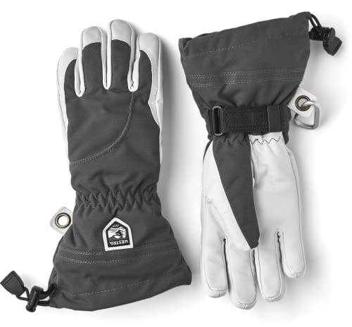 Hestra Damen Heli-Handschuhe, Damen, Grau/Offwhite, 7