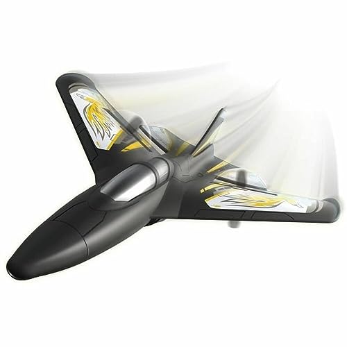 Silverlit – 85736 – X Twin – FLYBOTIC – funkgesteuertes Flugzeug – für innen und außen – ab 10 Jahren – schwarz – 30 cm