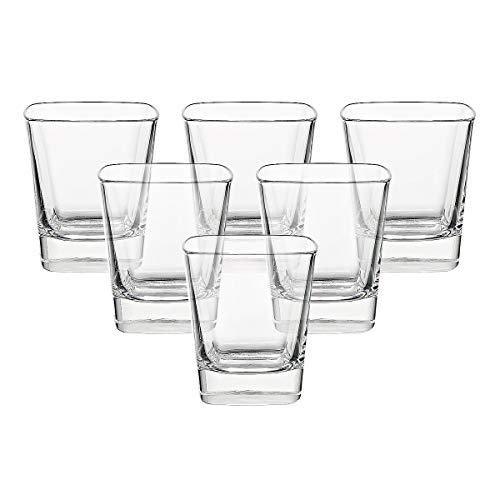 CRISTALICA Whiskyglas Strong 6er-Set 350ml Trinkglas Becherglas universell