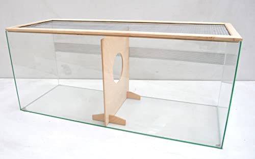 Ollesch Skiljo Trennwand - aus Holz - Ideal für die Einrichtung von Nagerterrarien - Nagarien - Nagerzubehör - Hamsterzubehör - Nagerlandschaft