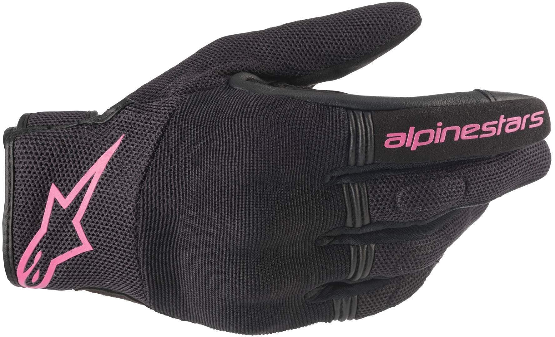 Alpinestars Motorradhandschuhe Stella Copper Gloves Black Fuchsia, BLACK/FUCHSIA, XL, 35984201039- XL, Schwarz