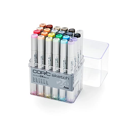 Copic Sketch Basic Set mit 24 Farben