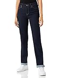 Lee Womens Marion Straight Jeans, Rinse, 32/35