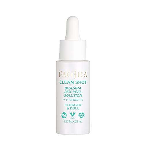 Pacifica Clean Shot BHA-AHA 25 Percent Peel Solution for Unisex 0.8 oz Treatment