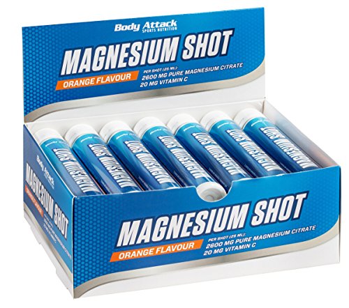 Body Attack Magnesium Shots Orange - 25 ml Ampulle (20er Pack)