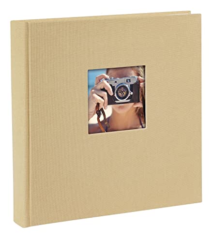 goldbuch Fotoalbum, Leinen, Beige, 25 x 25 x 4 cm