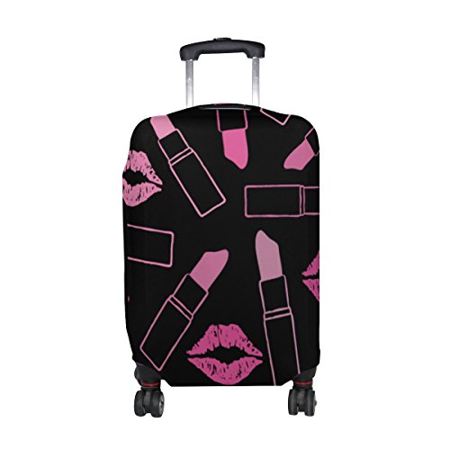 ALAZA Lippe und Lippenstift Gepäckabdeckung Für 22-24 Zoll Koffer Spandex Reise-Schutz