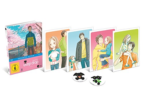 Usagi Drop - Vol. 3 - Limited Mediabook (inkl. 4 Art Cards & 2 Sticker) [Blu-ray]