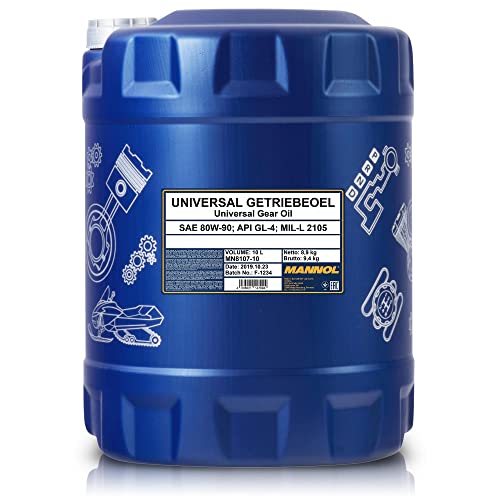 1 x 10L MANNOL Universal Getriebeoel 80W-90 / GL-4 Schaltgetriebeöl