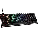 Ducky Mecha Mini Gaming Tastatur, MX-Black, RGB-LED, Schwarz