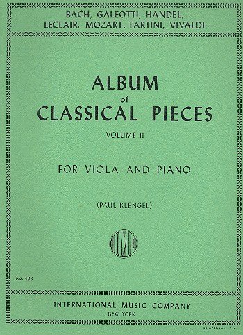 Album of classical Pieces vol.2: for viola and piano