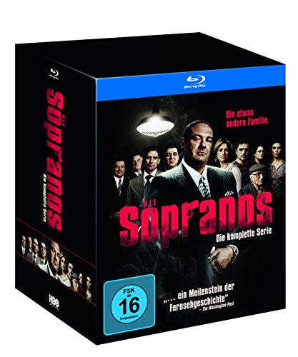 Sopranos - Die komplette Serie (inkl. Flachmann) (exklusiv bei Amazon.de) [Blu-ray] [Limited Edition]