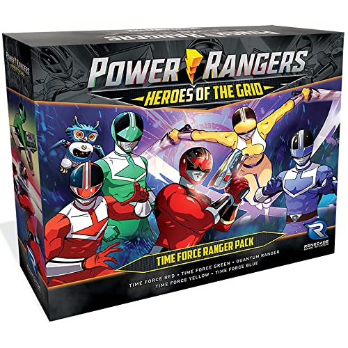 Power Rangers Heroes of The Grid: Time Force Ranger Pack – Erweiterung zu Heroes of The Grid. 2-5 Spieler, ab 14 Jahren, 45-60 Min. Spiel