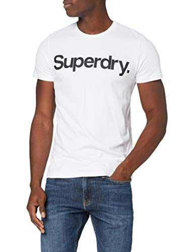Superdry Mens CL NS Tee T-Shirt, Optic, XL