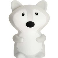 Pauleen 48041 Night Fox Nachtlicht Fuchs für Kinder mit Akku LED Kinderzimmerlampe mit Farbwechsel aus BPA-freiem Silikon