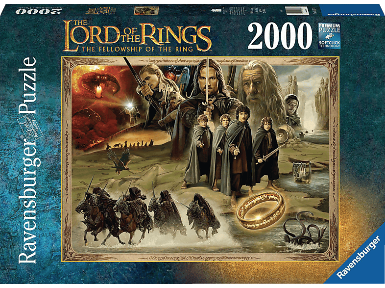 RAVENSBURGER LOTR: The Fellowship of the Ring Puzzle Mehrfarbig