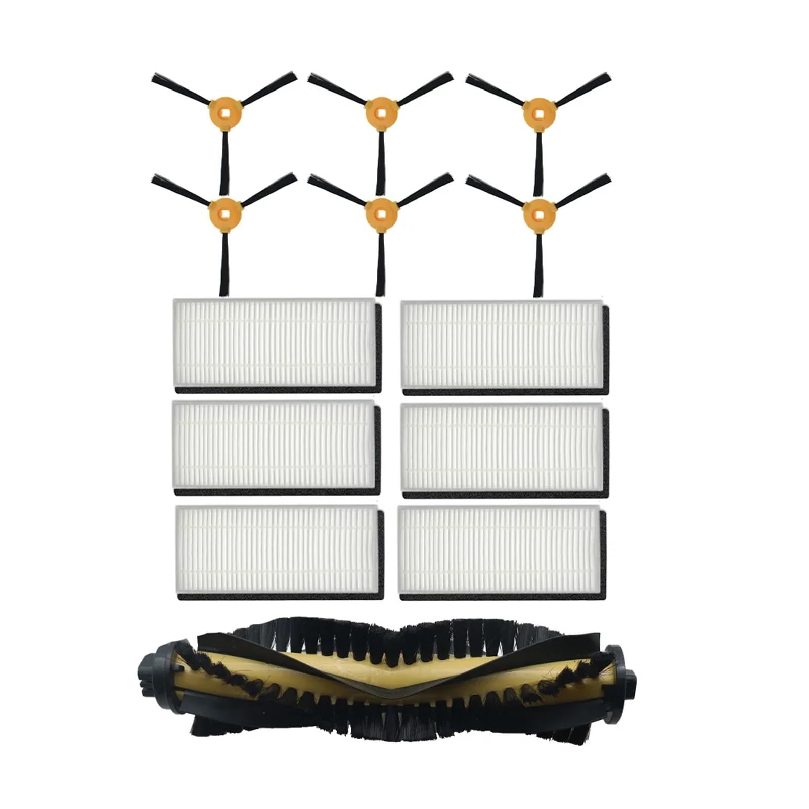 Filter, Hauptbürste, Seitenbürste。Kompatibel mit DEEBOT N79S N79 。Roboter-Staubsauger-Ersatzzubehör-Set (Farbe: L)