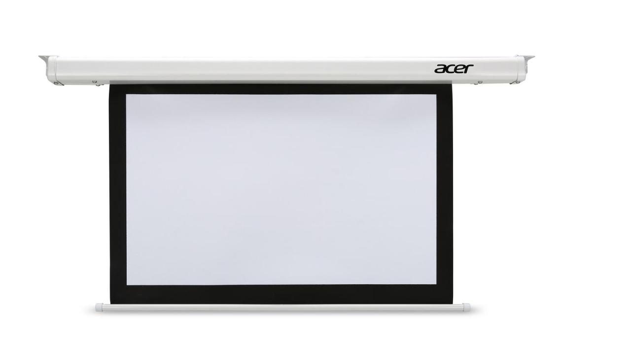 Acer E100-W01MW elektrische Leinwand 253 cm 100 Zoll matt weiß