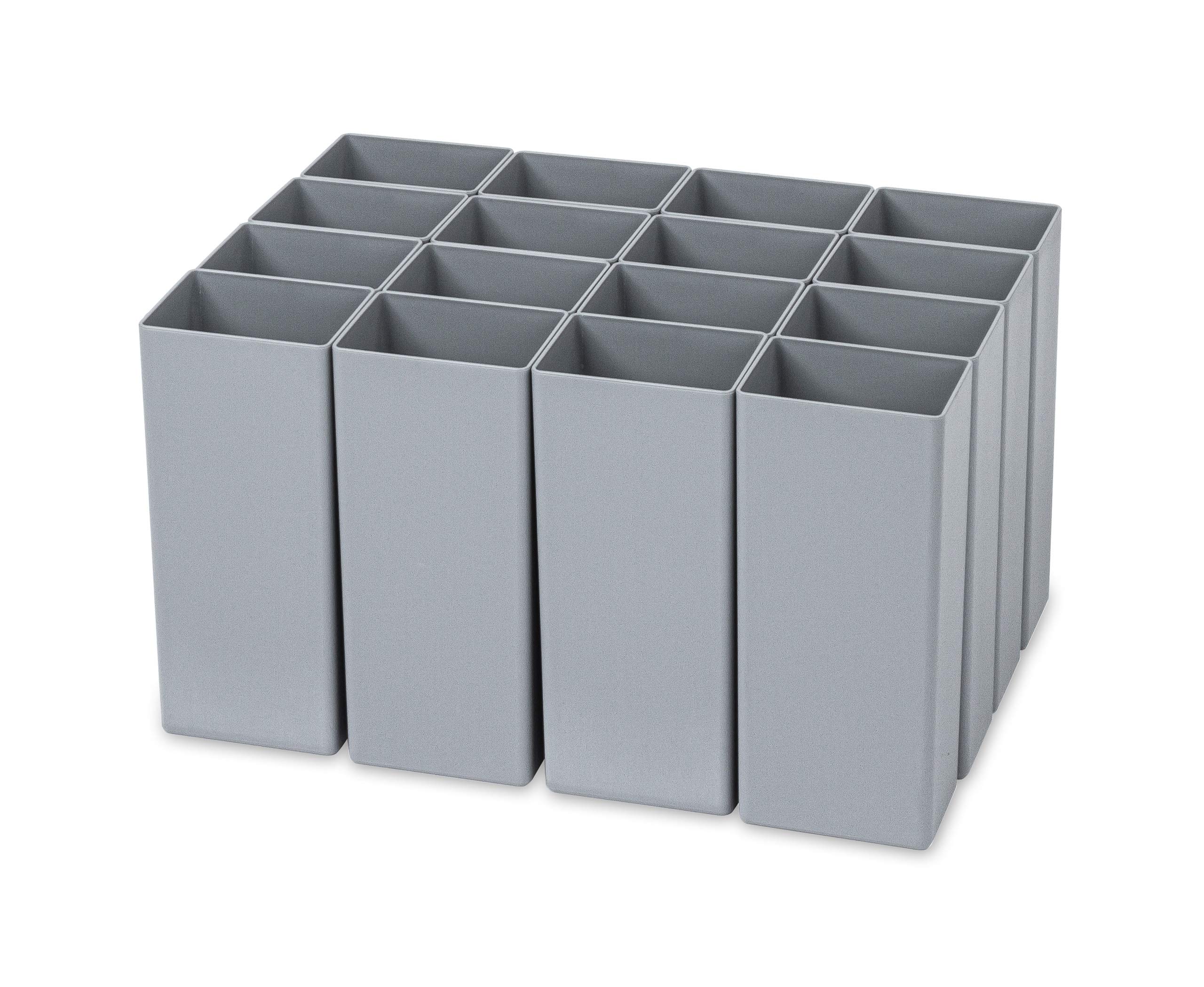 aidB NextGen Einsatzkasten Set"1/16 Unterteilung", 400 x 300 x 220 mm, ideal als Einsatz für Schubladen und NextGen Euroboxen