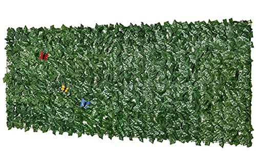 ZHEYANG Sichtschutz Zaun,Sichtschutz Terrasse,Deck Privacy Grid Green Gitter 50cm 100cm 150cm 200cm Dekorative Zäune Gitterzaun(Size:1.5x8m/4.92x26.25ft)