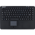 KEYSONIC 28037 - Tastatur, USB, Silikon, IP68, Touchpad, schwarz