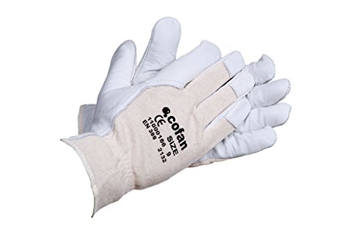 Cofan 11000156-9 Handschuhe aus Rindsleder, T-9, 12 Stück
