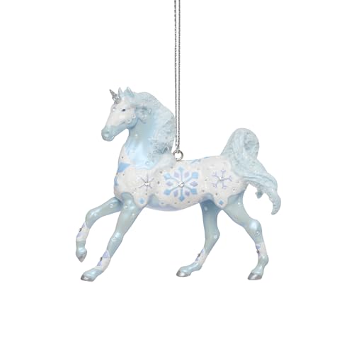 Enesco The Trail of Painted Ponies Weihnachtsdekoration, Schnee-Prinzessin, zum Aufhängen, 6,9 cm, Mehrfarbig