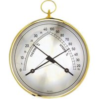 Thermometer/Hygrometer D.100mm m.Ms.-Ring