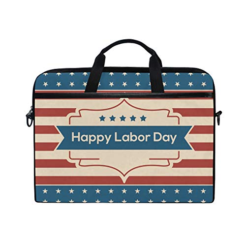 LUNLUMO Labor Day Bagkround 15 Zoll Laptop und Tablet Tasche Durable Tablet Sleeve for Business/College/Women/Men
