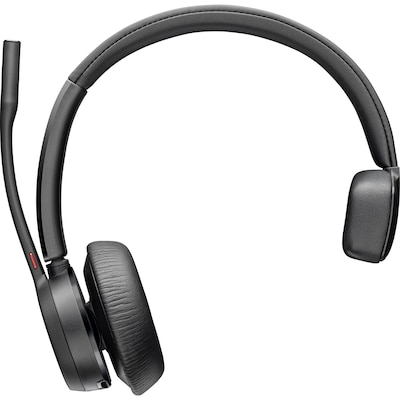 Poly Voyager 4310-M UC - Voyager 4300 UC series - Headset - On-Ear - Bluetooth - kabellos - aktive Rauschunterdrückung - Schwarz (7Y210AA)