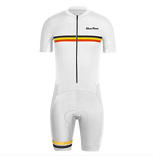 UGLY FROG Sommer Herren Männer Radfahren Trikots & Shirts+Trägerhosen Anzüge with Gel Pad Sport Bekleidung ZD10