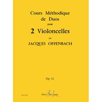 Cours méthodique de duos opus.52: pour 2 violoncelles