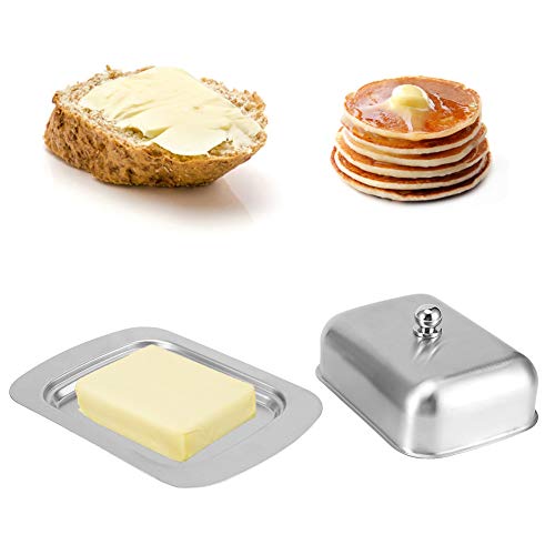 Butterbehälter, Dessertschale Lebensmittelqualität Doppelisolierung Butterdose, für zu Hause
