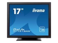 liyama Prolite T1731SAW-B5 43 cm (17 Zoll) SAW Touch SXGA Monitor Single Touch (VGA, HDMI, DisplayPort, IP54) schwarz