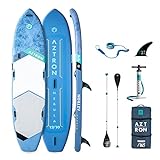 AZTRON Nebula 2+1 Person 12'10 Inflatable SUP Stand up Paddle Board 390x87x15cm