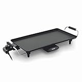 HAEGER Elektrogrill zum Grillen Baking Plate 200 W 460 x 260 mm Elektrogrill, 5 Temperaturstufen