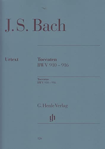 Toccaten Bwv 910-916. Klavier