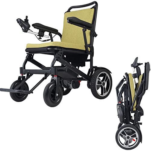 Elektrorollstuhl für ältere Menschen, faltbarer intelligenter Rollstuhl, mit einer Akkulaufzeit von 18–20 Kilometern und einer Tragfähigkeit von 100 kg