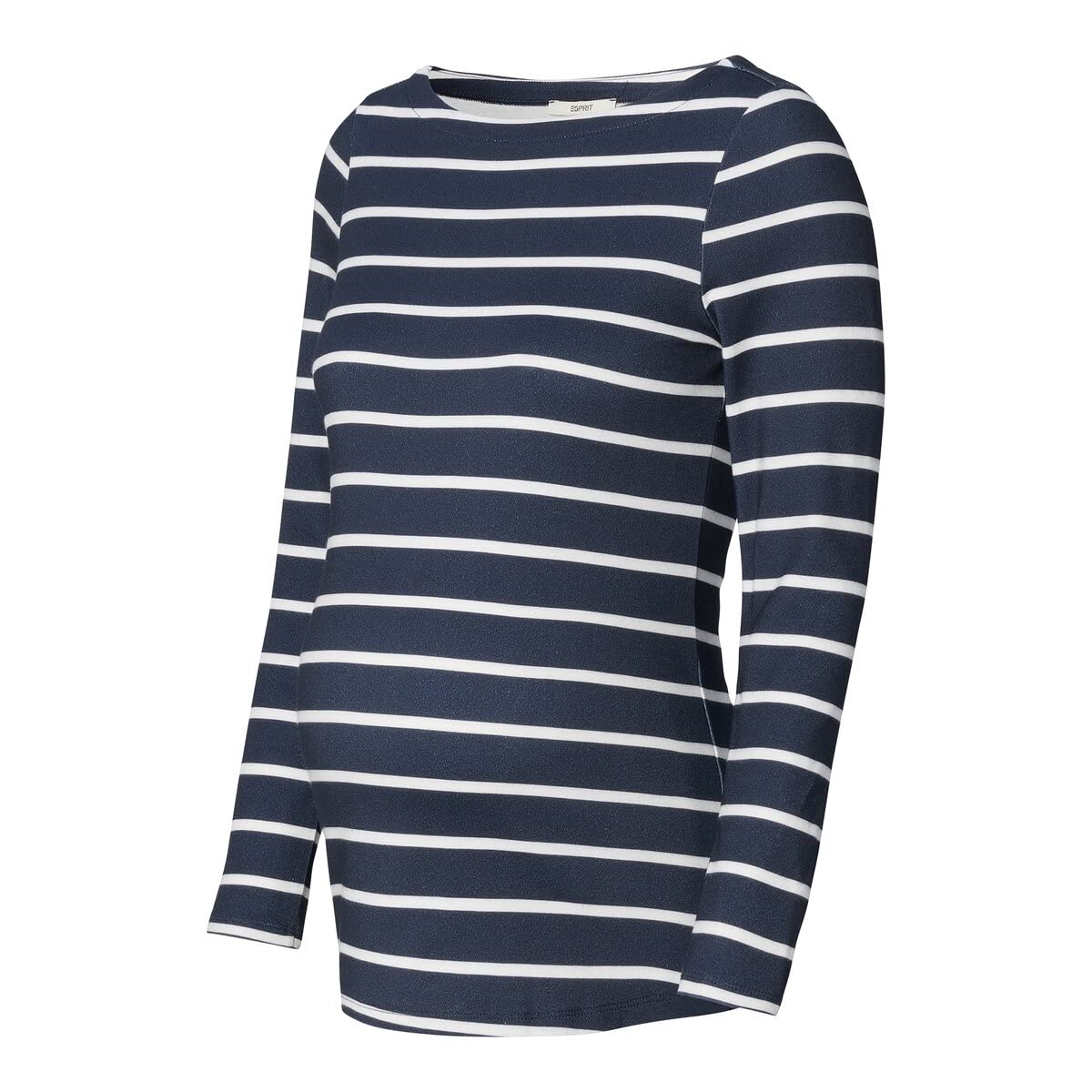 ESPRIT Maternity Damen T-shirt Long Sleeve Stripe T Shirt, Dark Blue - 405, 34 EU